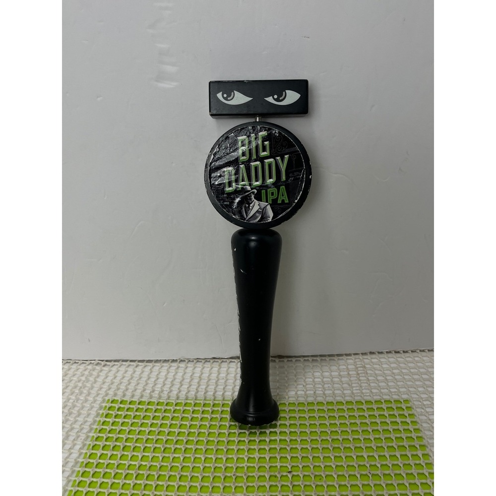 Speakeasy Brewing BigDaddy IPA BeerTap Handle BlackMobster Eyes dent